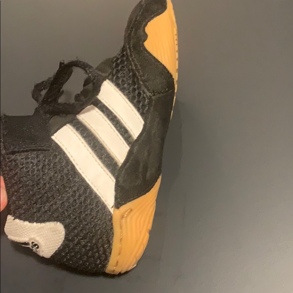 Adidas black shoes